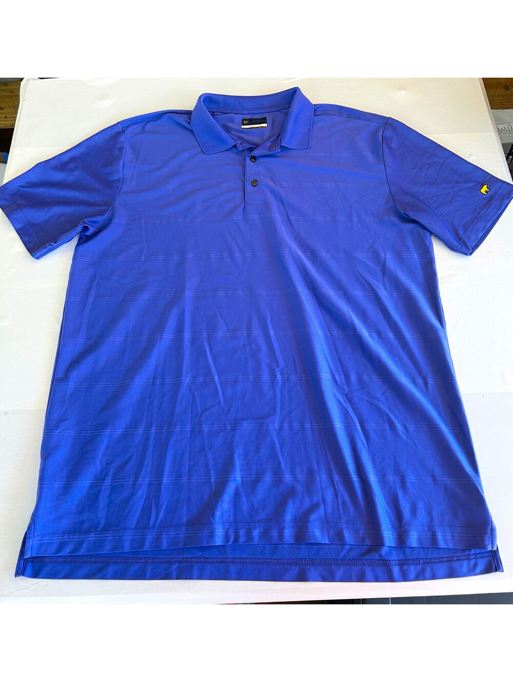 Jack Nicklaus STAYDRI Men's Purple Solid Collared Polo Shirt XL Logo